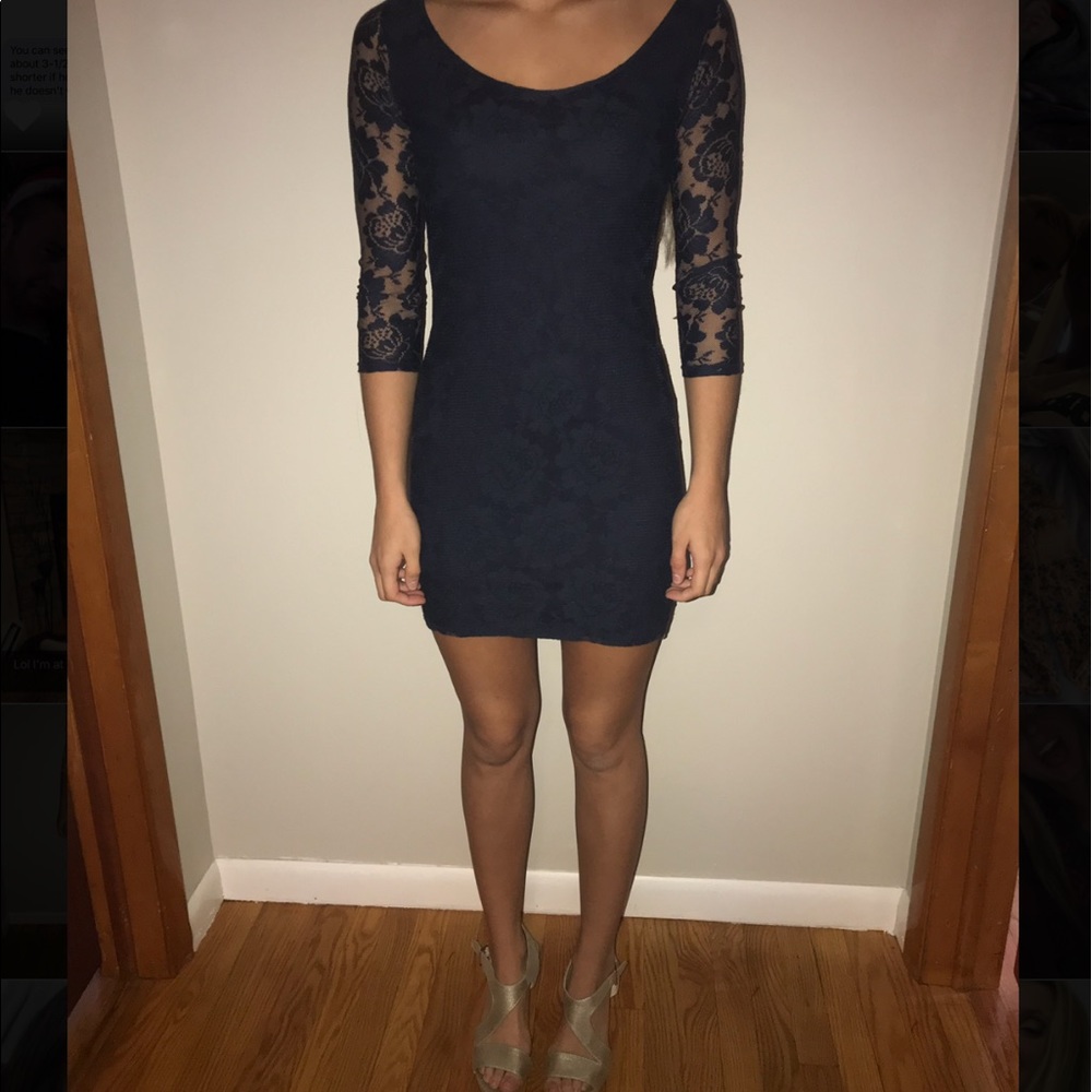 Navy Hollister dress
